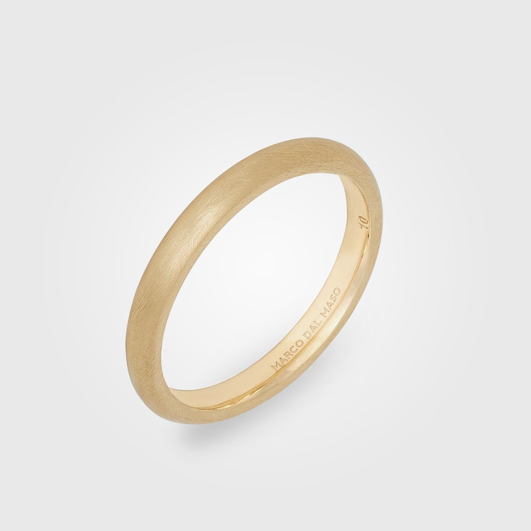 CONTINUUM 18K Gelbgold Schlankes Band