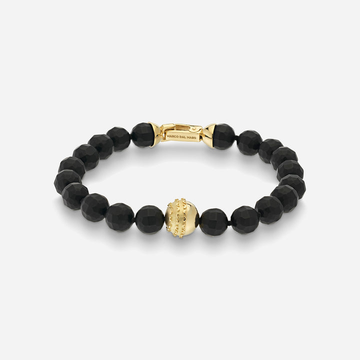 Icon Beaded Eternity Bracelet With Black Onyx-Standard View