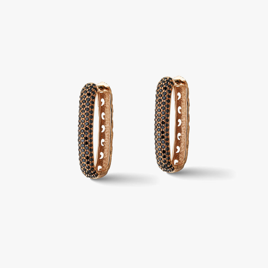 WARRIOR PAVÉ COLUMN EARRING
