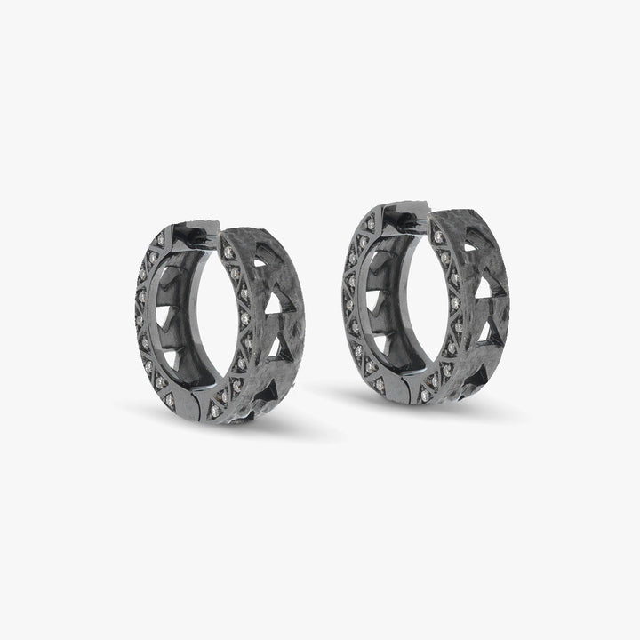 MANAWA PYRAMID PAVÉ EARRING
