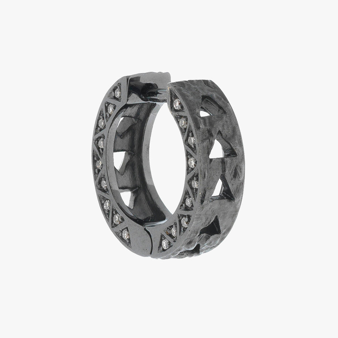 MANAWA PYRAMID PAVÉ EARRING