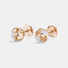 Explosion Of Joy Studs Earrings Rose Enamel Rose Gold-Standard View