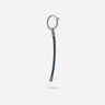 LASH Long Drop Earring, Blue Leather-Standard View