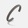 LASH Wide Chain Cuff, Oxidized Silver-Standard View