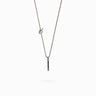 LASH Drop Chain, Black Leather-Standard View