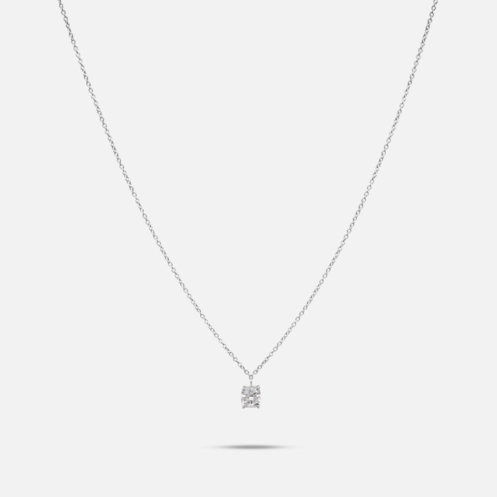 Eclipse Celeste Pendant in platinum with 1.00ct White lab grown diamond