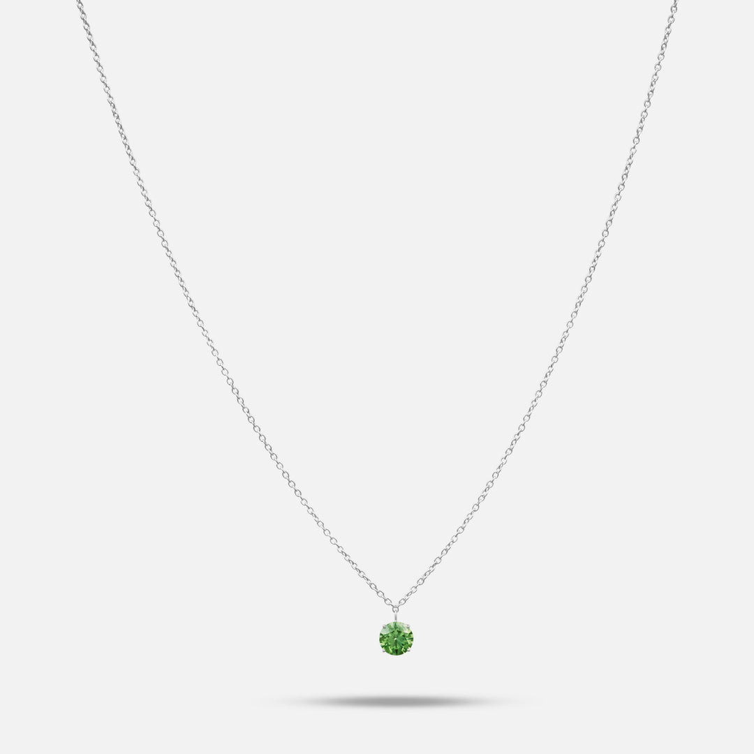 Eclipse Luna Pendant in green diamond