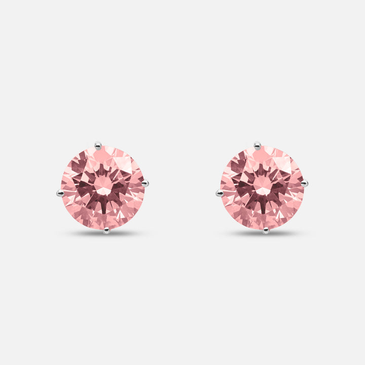 Eclipse Luna Earrings in pink diamond