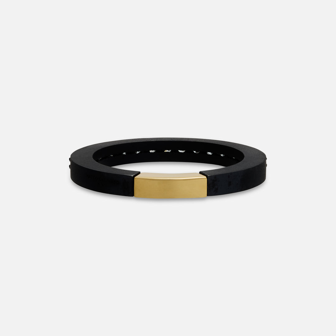 Black Titanium setting on Eclipse Pave Ring shown at angle