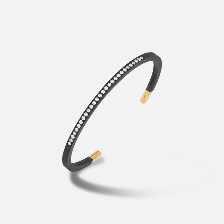 ECLIPSE Equinox Cuff in black titanium