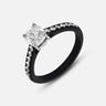 Eclipse Celeste Ring in white diamond