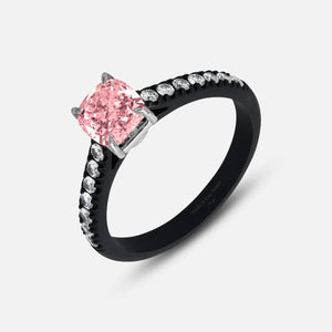 Eclipse Celeste Ring in pink diamond