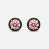 Eclipse Black Luna Earrings in pink diamond