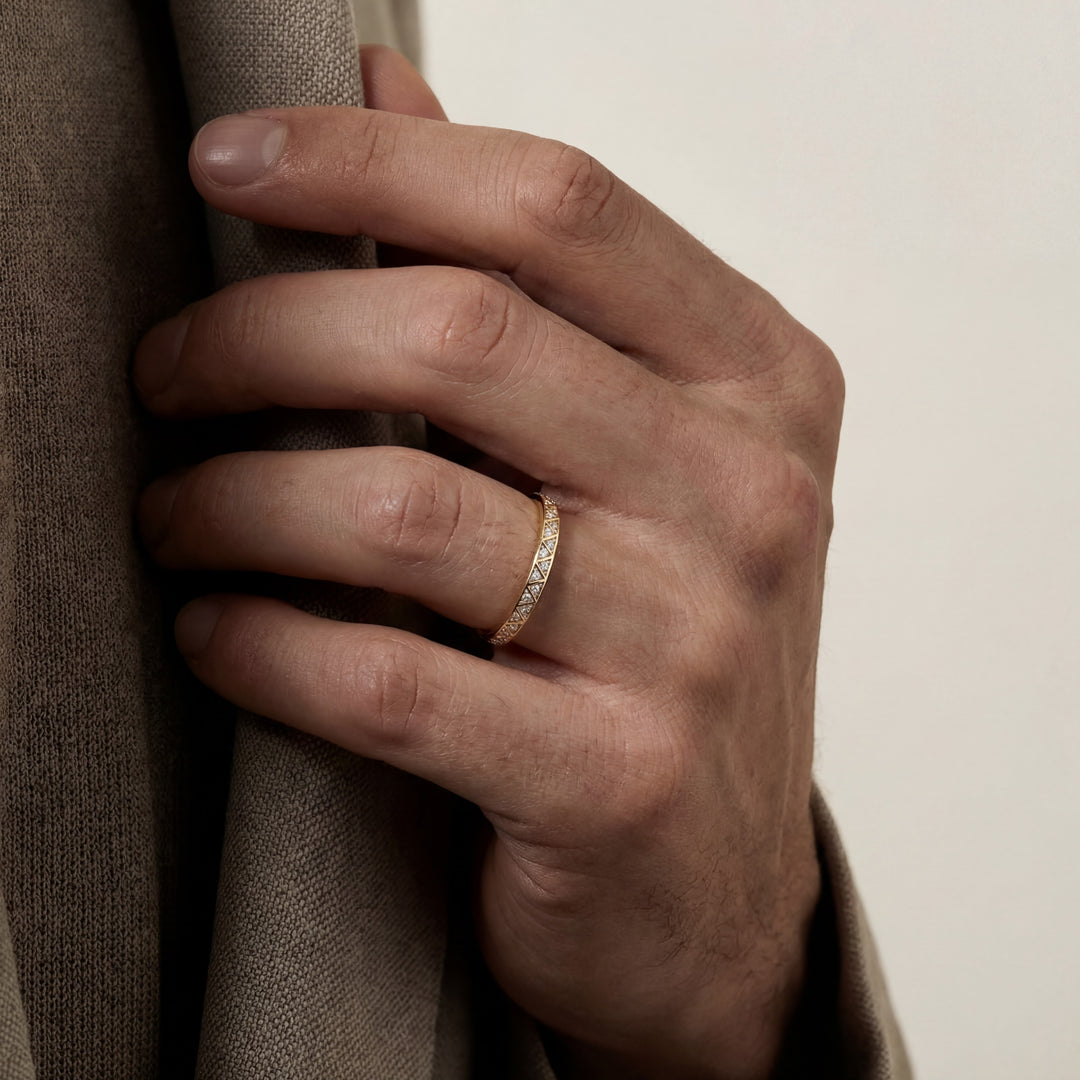 MANAWA GEMSTONE ETERNITY BAND