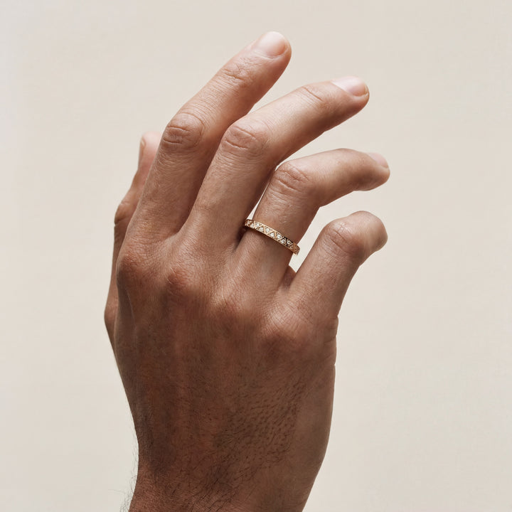 MANAWA GEMSTONE ETERNITY BAND