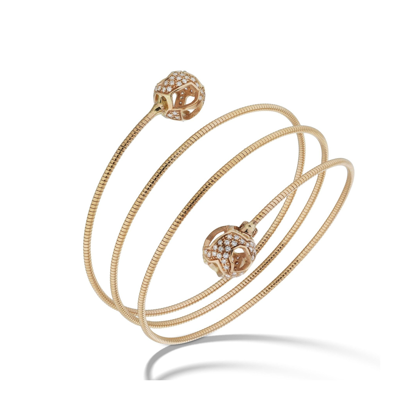 Explosion of Joy Grand Cuff with White Diamonds