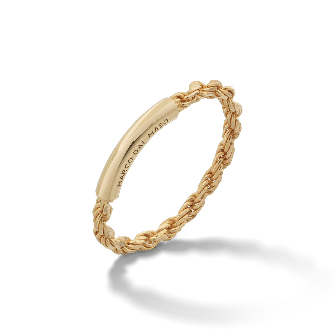ULYSSES Cord 18K Yellow Gold Vermeil Ring