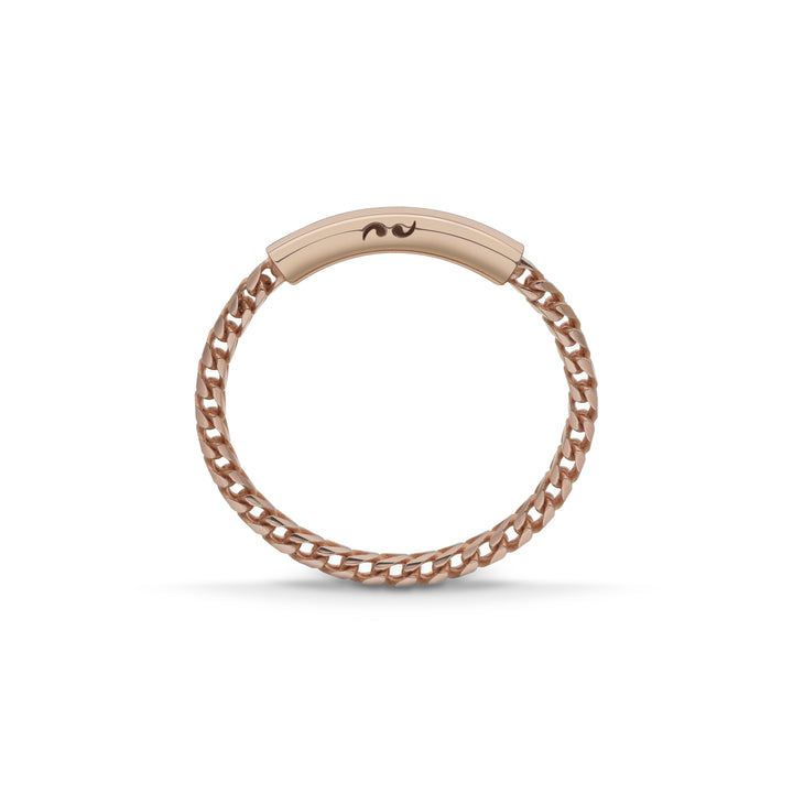 ULYSSES Chain 18K Rose Gold Vermeil Ring