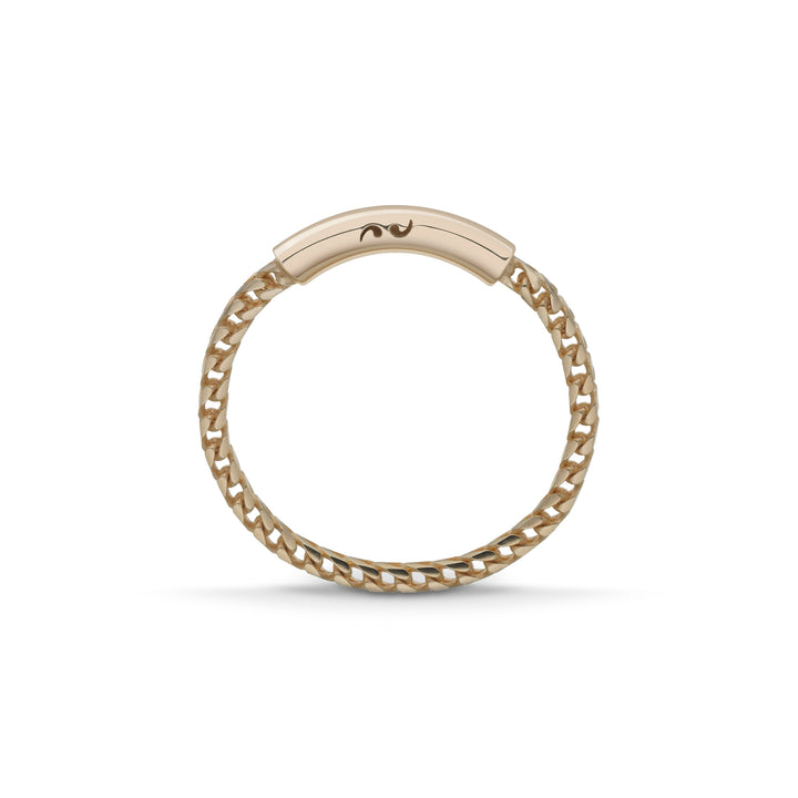 ULYSSES Chain 18K Yellow Gold Vermeil Ring