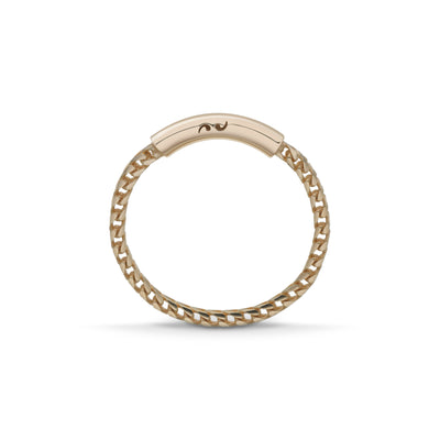 ULYSSES Chain 18K Yellow Gold Vermeil Ring