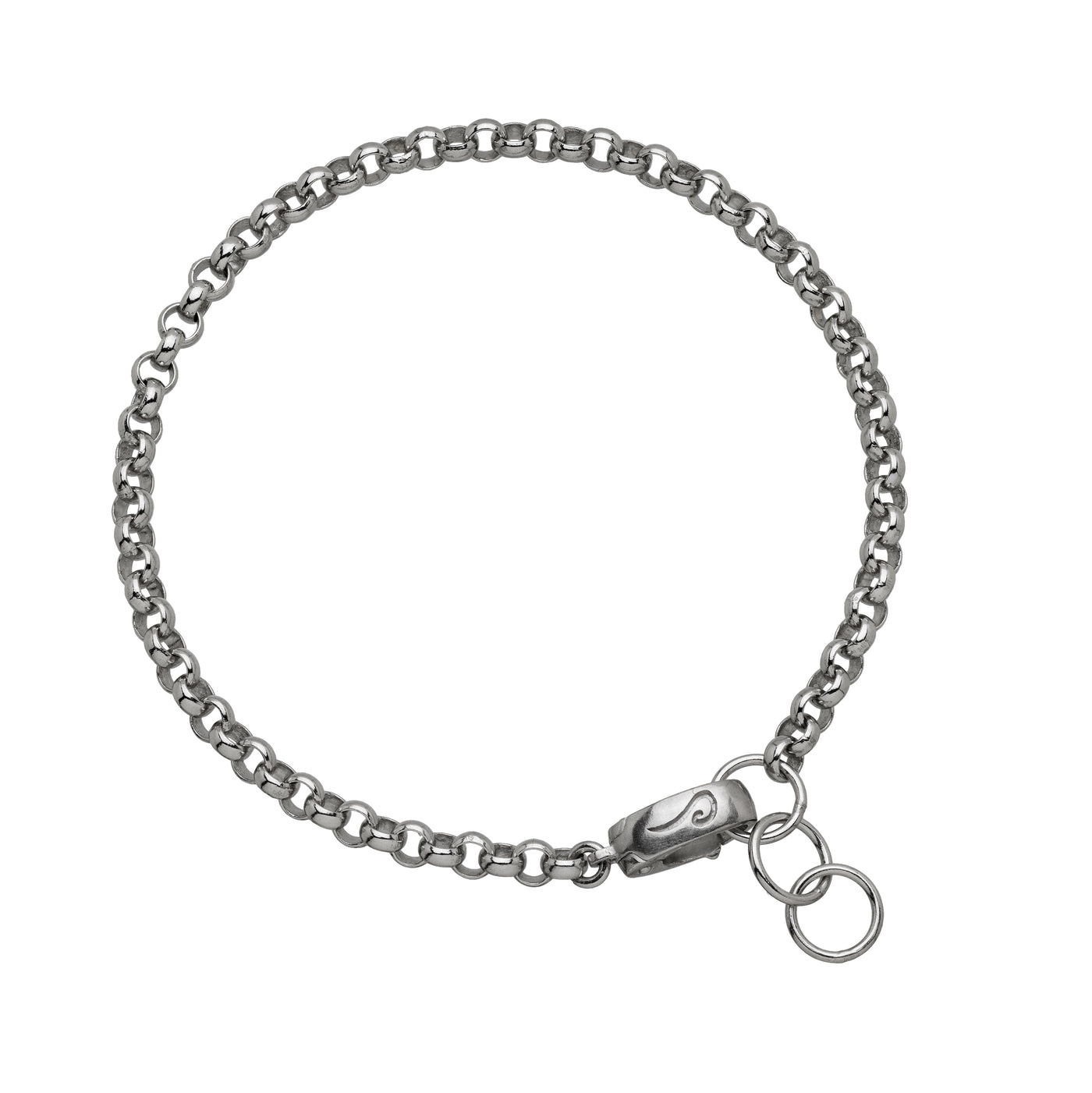 ULYSSES Polished Silver Bracelet
