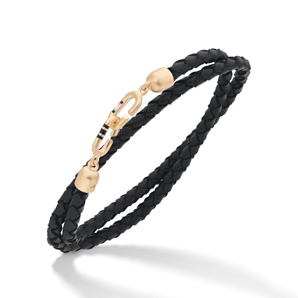 【2plan】23FW★ [MADE] 027 Leather insert chain bracelet 2plan】23FW☆ [MADE] 027 Leather insert chain bracelet