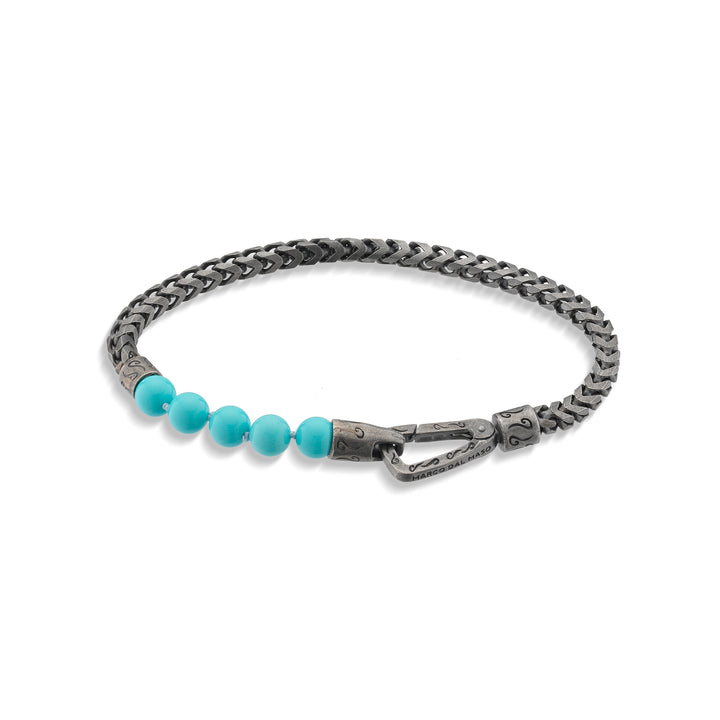 ULYSSES Turquoise Beads Single Chain Bracelet
