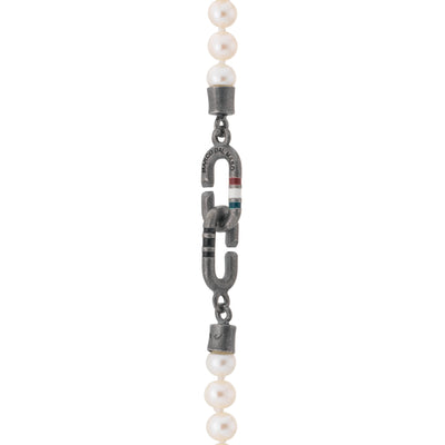 THE LINK Mini Pearls Beaded Eternity Bracelet