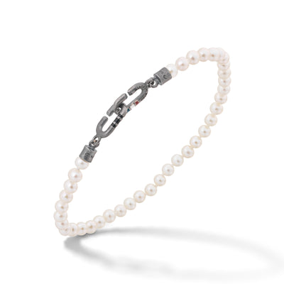 THE LINK Mini Pearls Beaded Eternity Bracelet