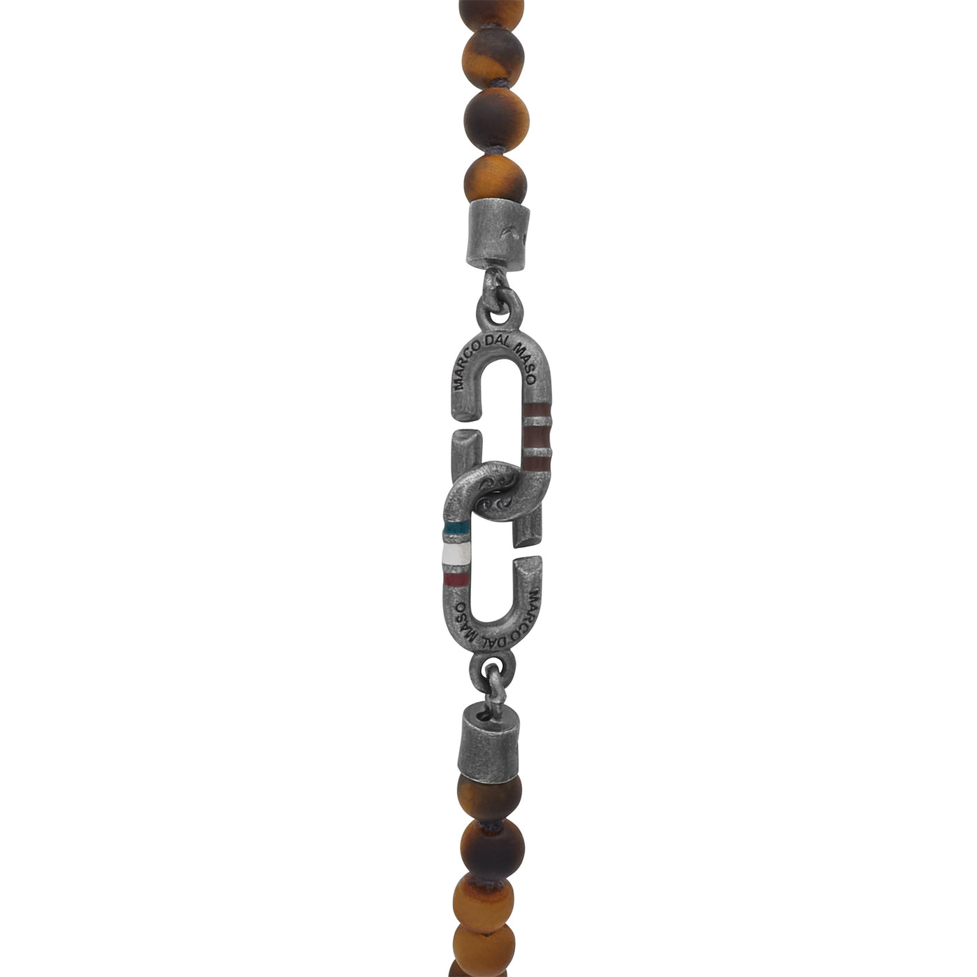 THE LINK Mini Tiger Eye Beaded Eternity Bracelet