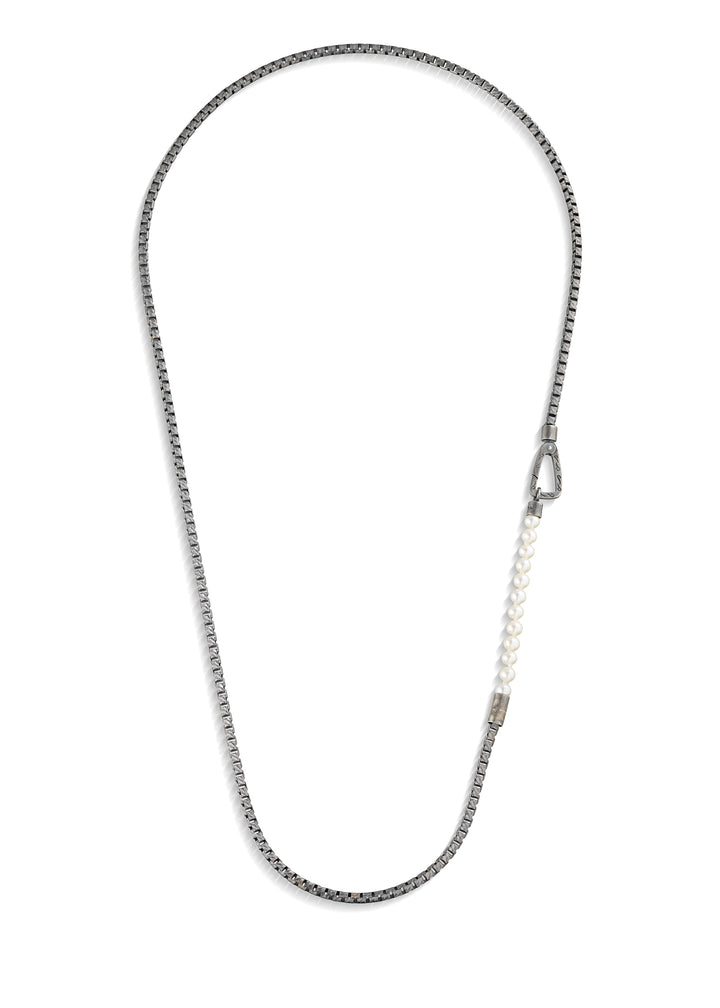 Ulysses Mini Pearls Beaded Chain Necklace