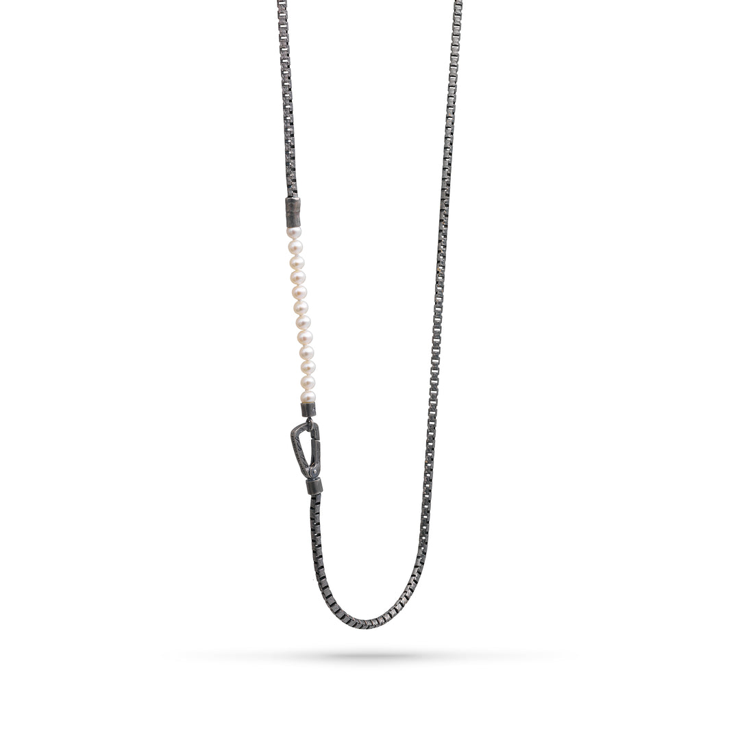 Ulysses Mini Pearls Beaded Chain Necklace