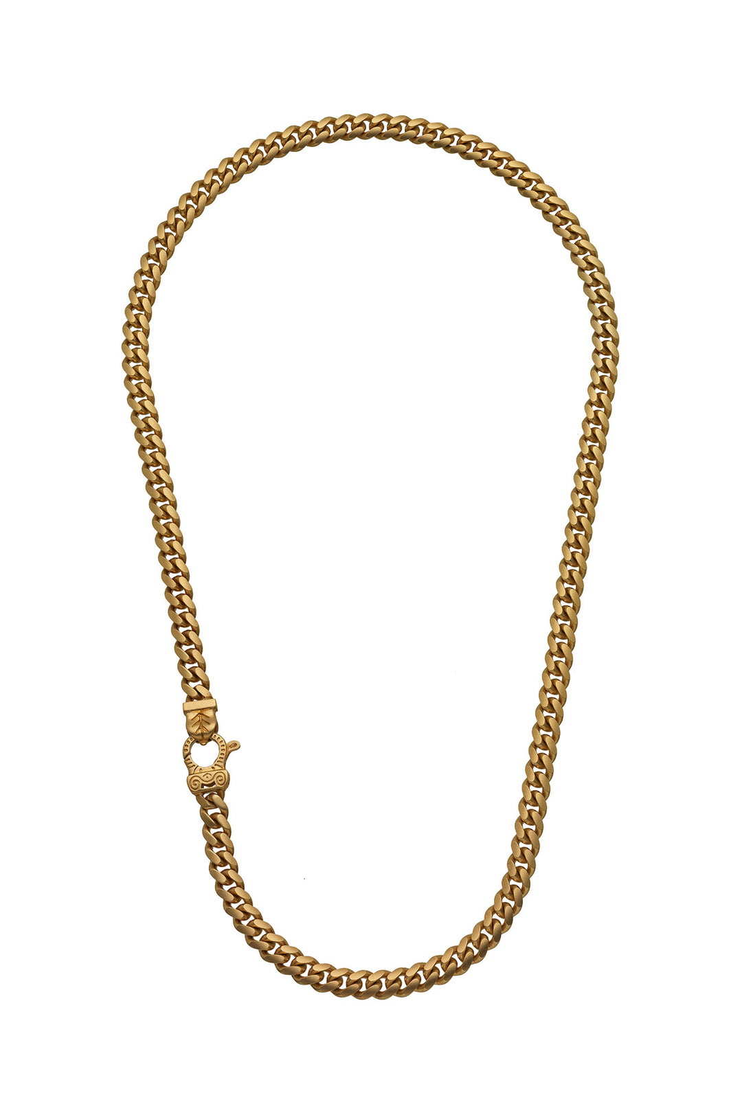 ULYSSES 18K Yellow Gold Matte Vermeil Chain Necklace