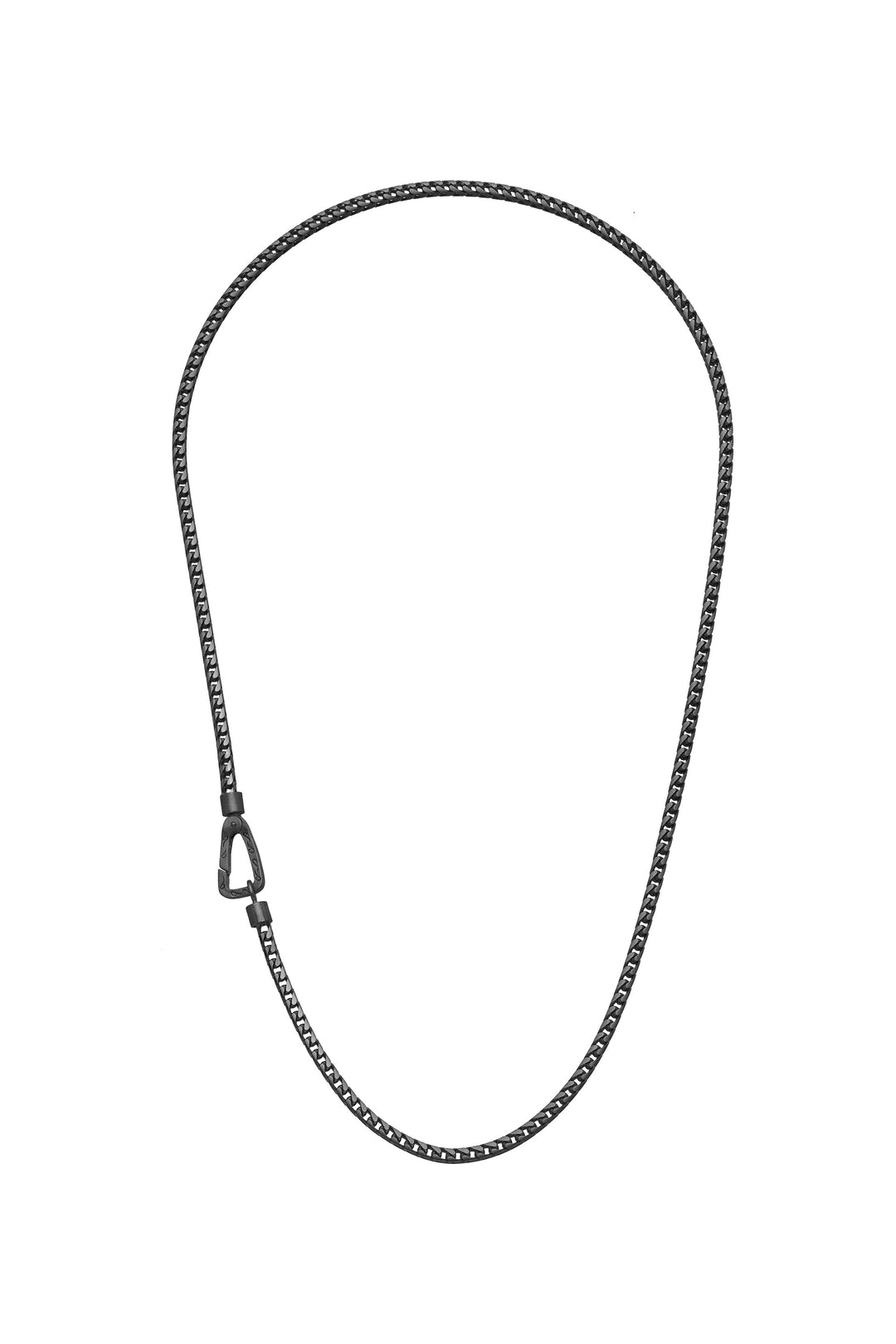 Ulysses Mesh Oxidized Silver Necklace