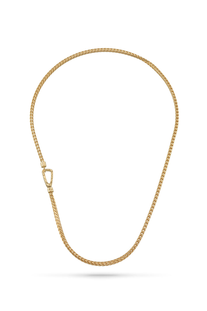 Ulysses Mesh 18K Yellow Gold Matte Vermeil Necklace