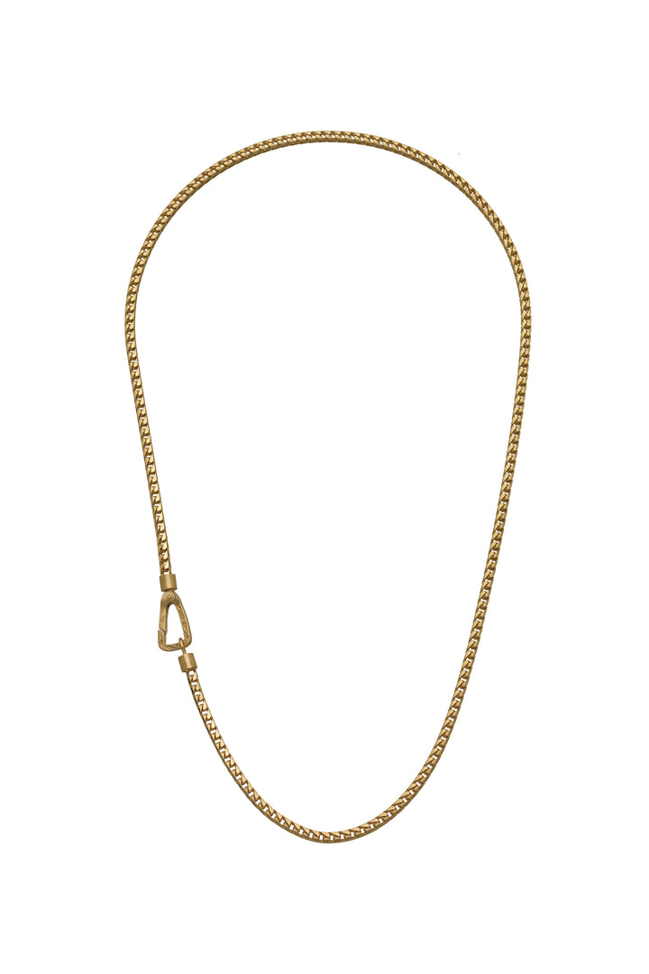 Ulysses Mesh 18K Yellow Gold Matte Vermeil Necklace