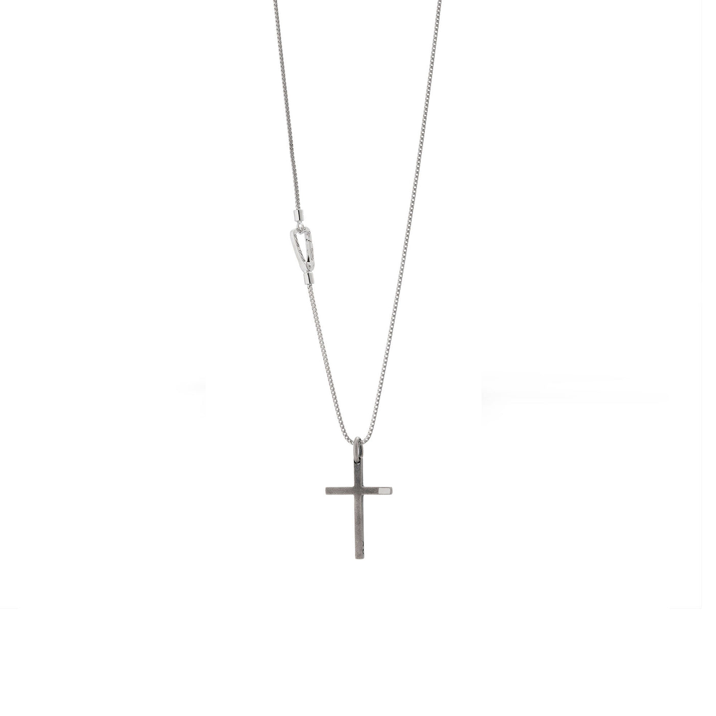 The Cross Minimal Latin Pendant with Side Enamel