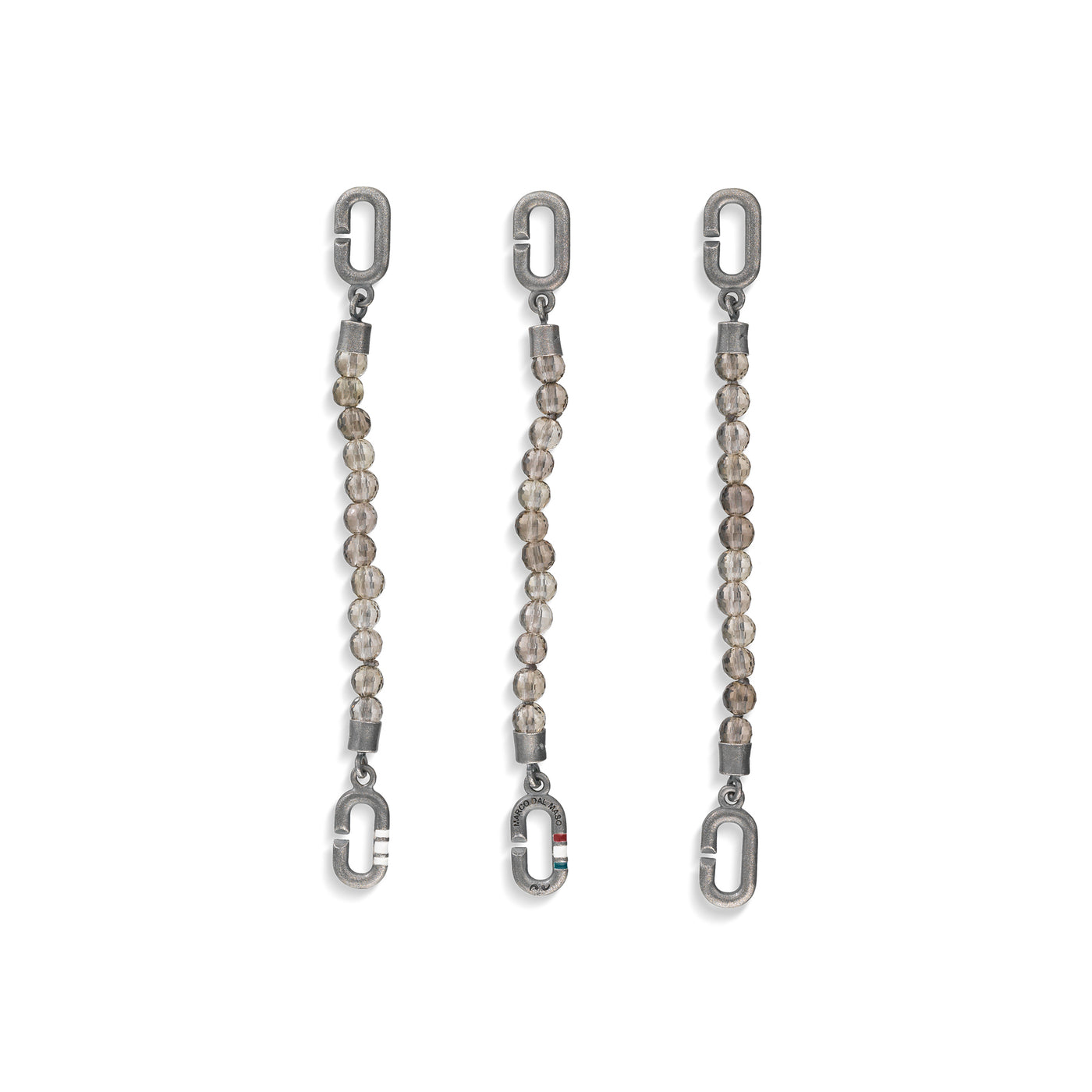 THE LINK Smoky Quartz Beaded Chain
