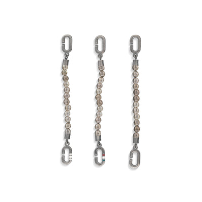 THE LINK Smoky Quartz Beaded Chain