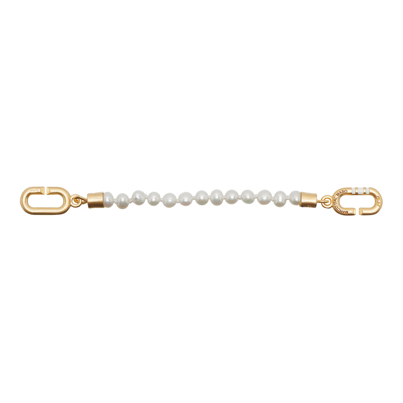 THE LINK Pearl Extension Beads with Vermeil