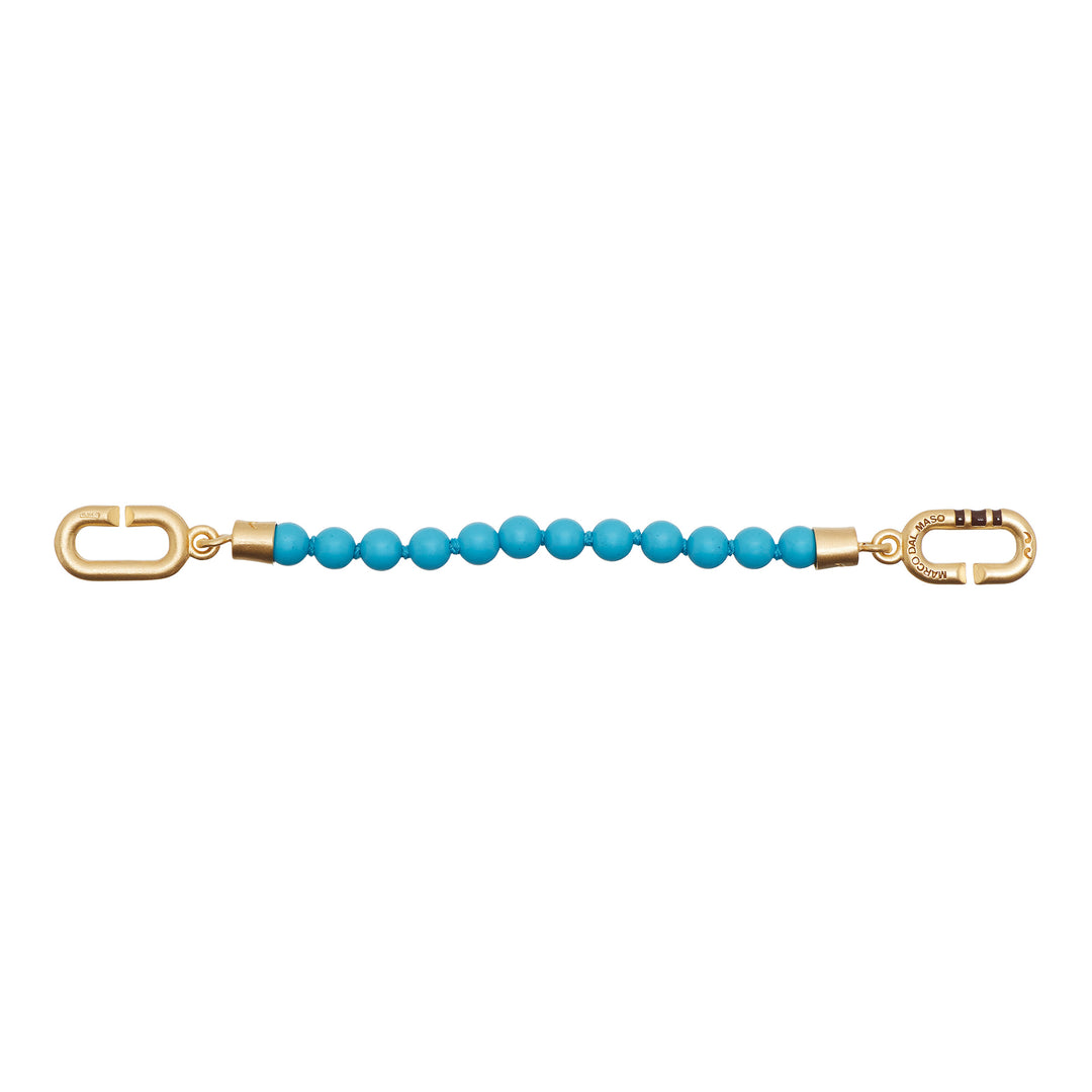 THE LINK Turquoise Extension Beads with Vermeil