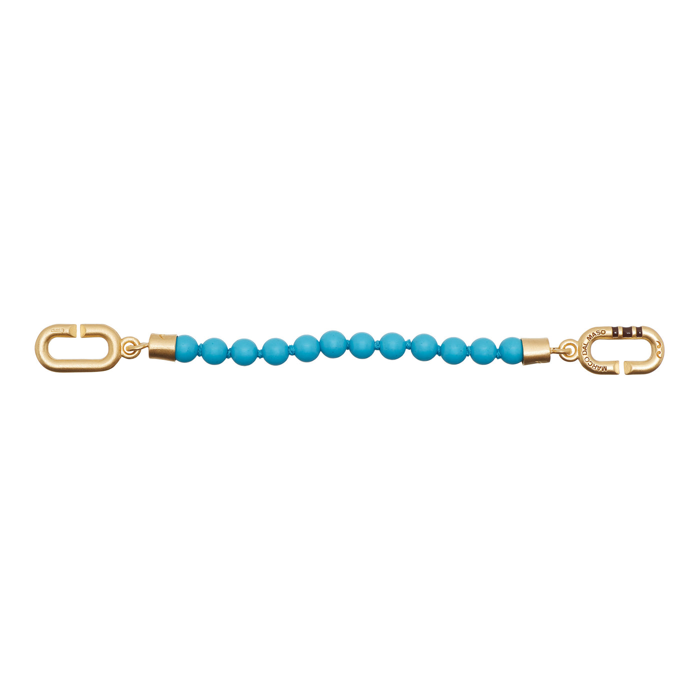 THE LINK Turquoise Extension Beads with Vermeil