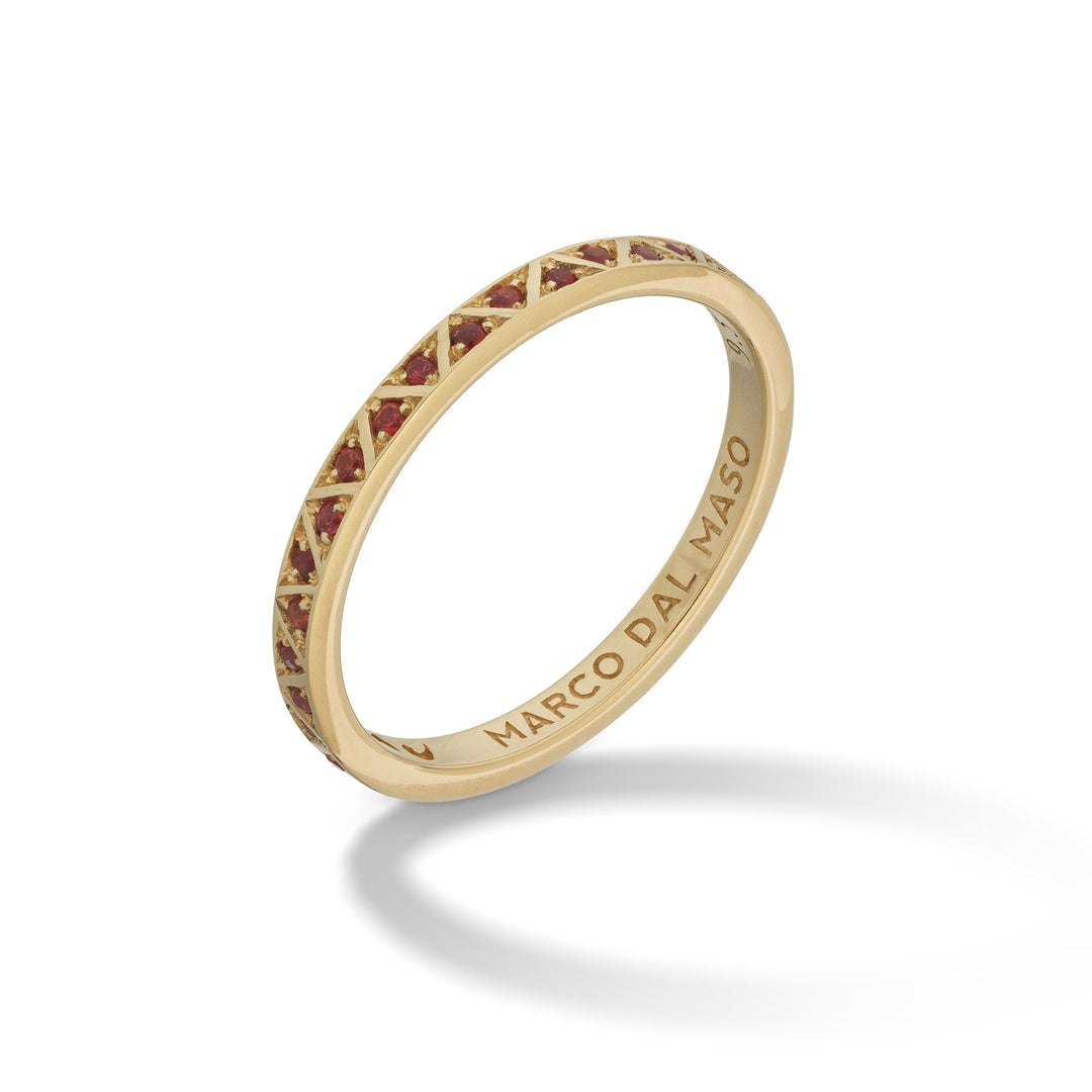 Manawa Eternity Ring with Sapphires