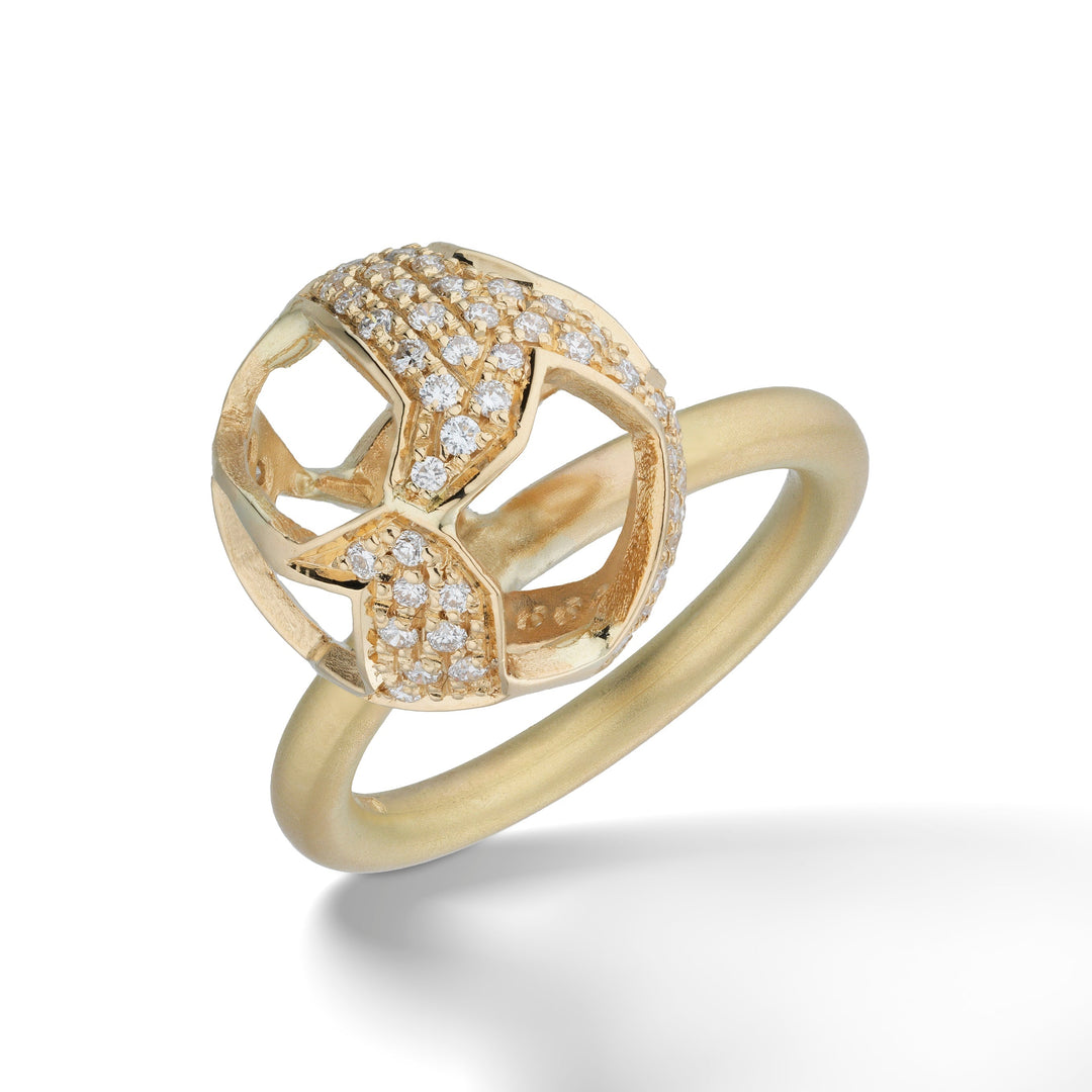 Explosion of Joy Grand Ring with White Diamonds
