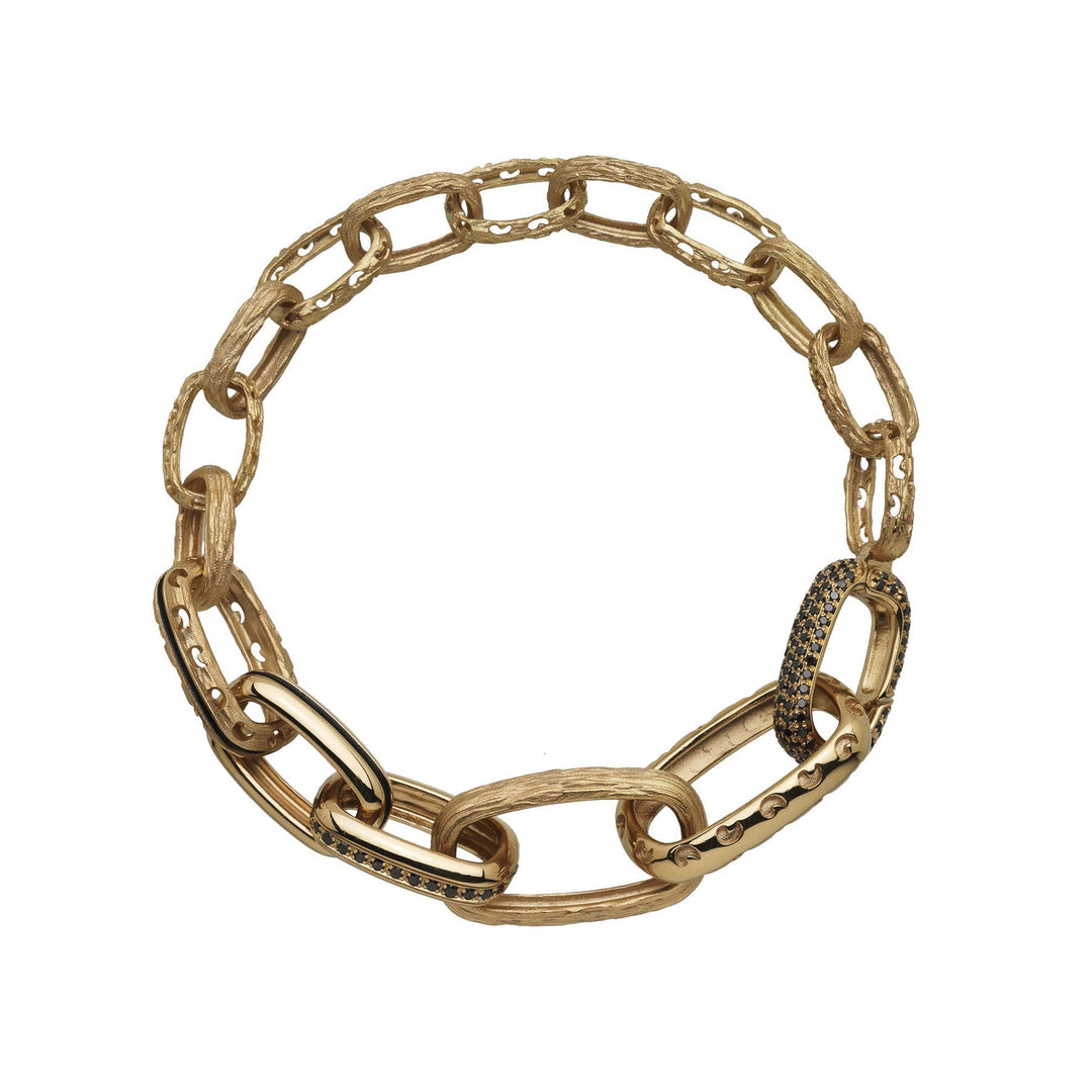 18kt Gold Warrior Bold Link Bracelet