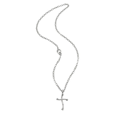 The Cross 18kt Gold Twisted Pendant