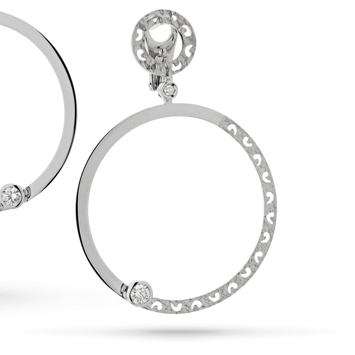 Amaia Polished and Textured Hoop Earrings