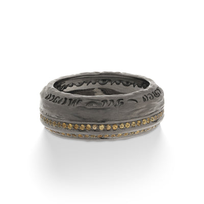 The Other Half Ring with Sapphires with Yellow Sapphires