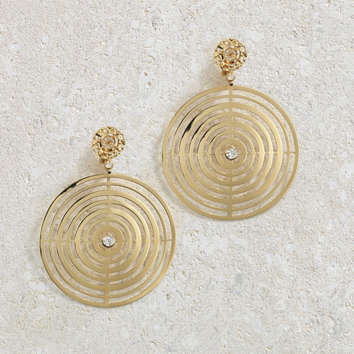 Amaia Large Polished Twilight Earrings